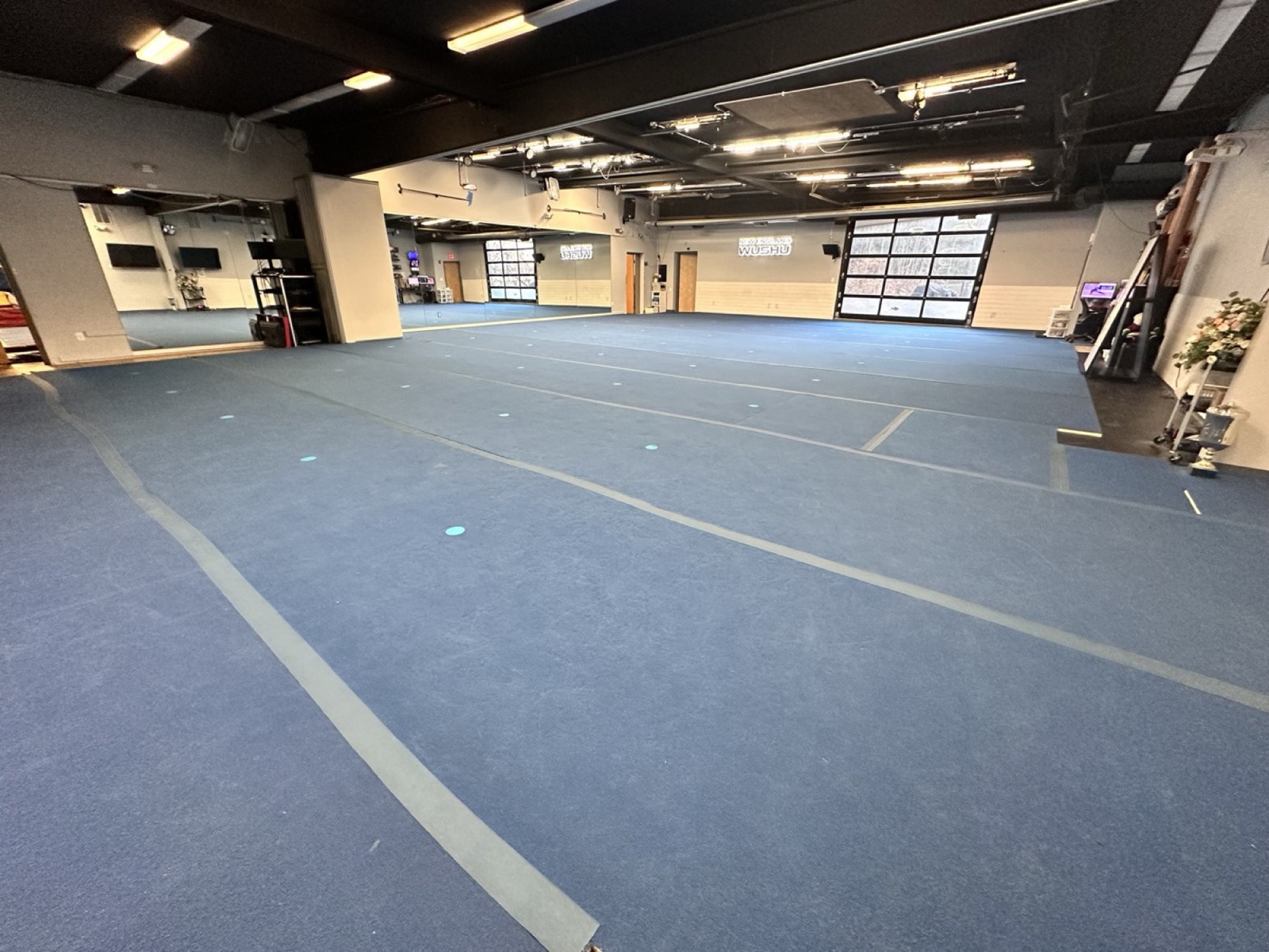 The Burlington training floor